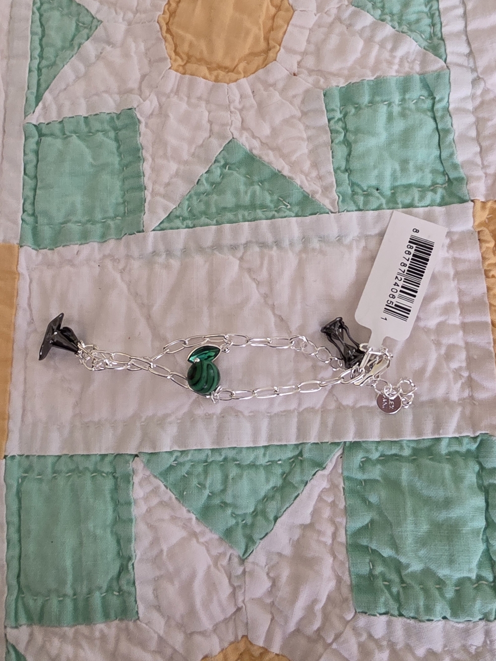Alex and Ani Silver Chain Bracelet with Wicked Witch Charms OZ